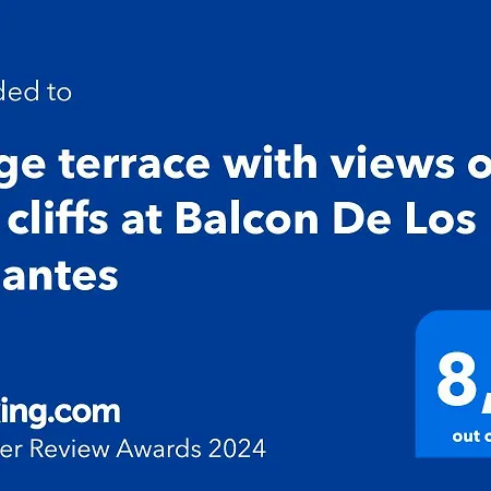 Apartament Large Terrace With Views On The Cliffs At Balcon De Gigantes *